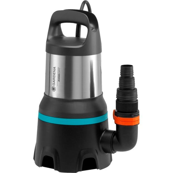 Avloppspump för smutsigt vatten - GARDENA - 20000 - 20 000 l/h - Aquasensor - Automatisk aktivering - Digital detektion