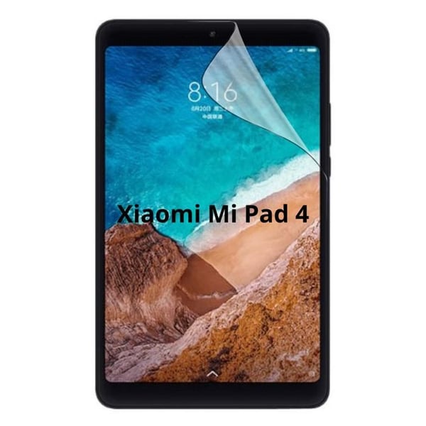 Skärmskydd för Xiaomi Mi Pad 4 [Pack 2] Hållbart Plast Skyddsfilm Ultra Tunn Phonillico