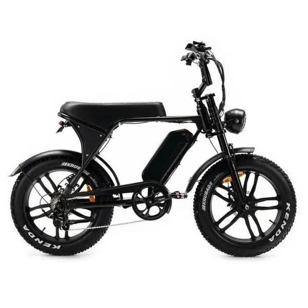 OUXI V8 Elcykel – Inbyggt Larm System – 20 Tum – Motor 250W – 7 Växlar – Räckvidd 60 km – Svart
