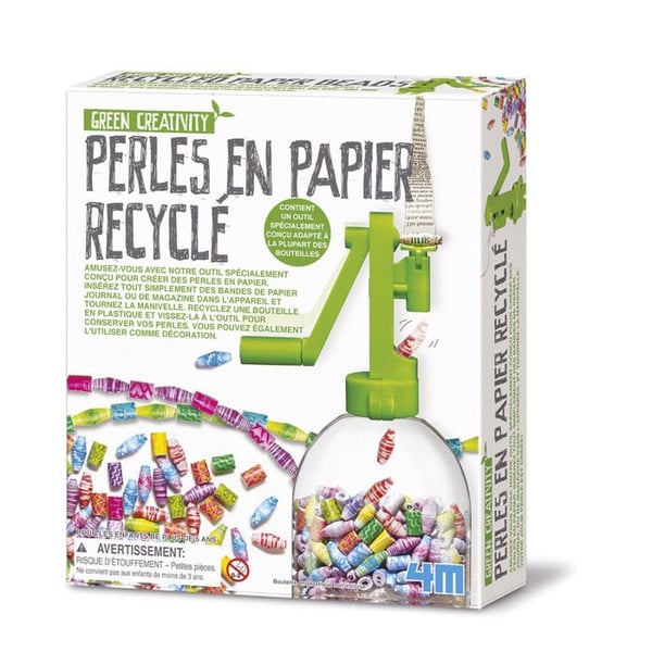 Kreativ kit - GRAINE CRÉATIVE - Pärlor av återvunnet papper - Flerfärgad - Från 5 år - Unisex