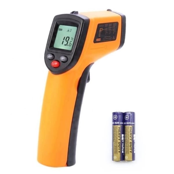 Infrarød Termometer - COBYE - Laser - Temperatur -50 til 400°C - Baggrundsbelyst LCD Skærm Infrarød Termometer - COBYE - Laser - Temperatur -50 til 400°C - Baggrundsbelyst LCD Skærm