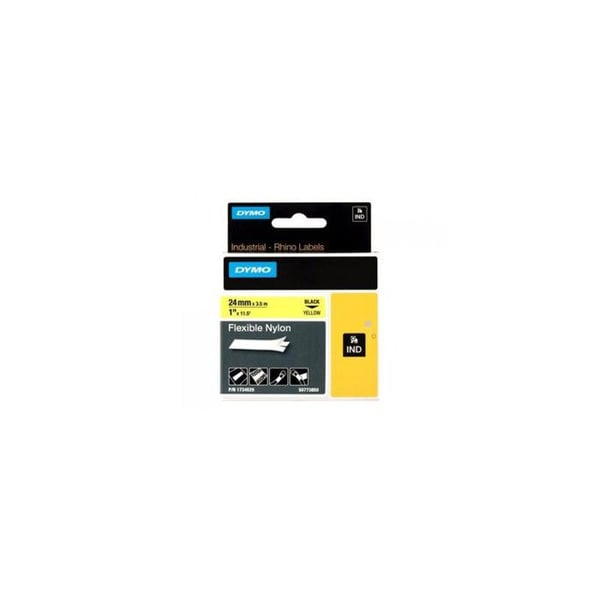Dymo skrivband Rhino svart gult (1734525)