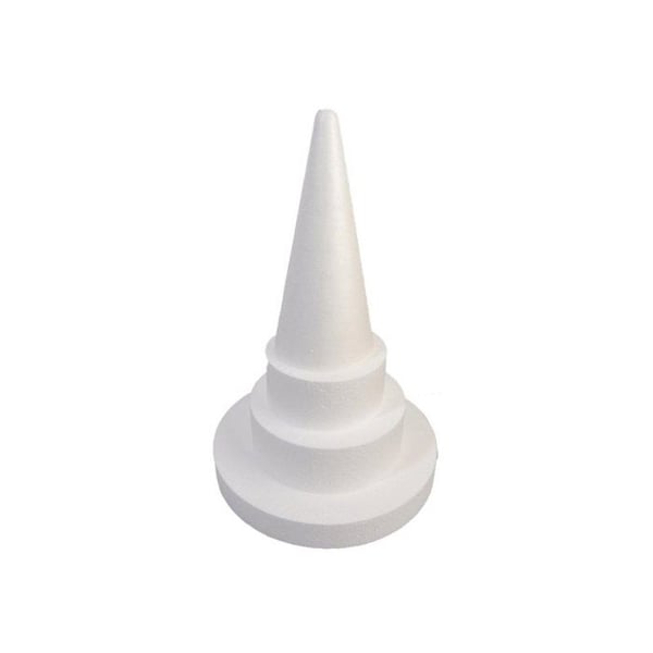 Rayher - Tårta monterad slott polystyren Ø30 till 15 cm Hög 46 cm 4p