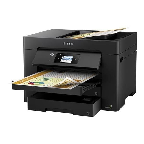 Mångsidig skrivare - EPSON - WorkForce WF-7830DTW - Wi-Fi - Bläckstråle (färg) - Svart