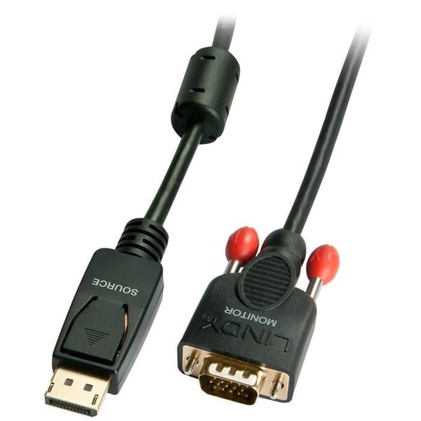 LINDY DisplayPort till VGA-omvandlarkabel - 2m LINDY DisplayPort till VGA-omvandlarkabel - 2m