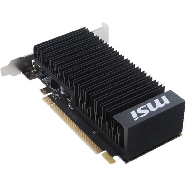 MSI GT 1030 2GHD4 LP OC GF GT 1030 2GB DDR4 PCIe 3.0 x4 lågprofil grafikkort HDMI, DisplayPort