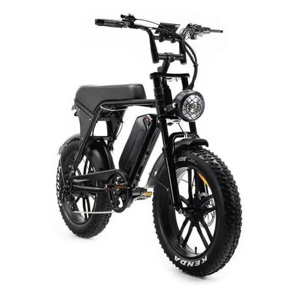 OUXI V8 Elcykel – Inbyggt Larm System – 20 Tum – Motor 250W – 7 Växlar – Räckvidd 60 km – Svart