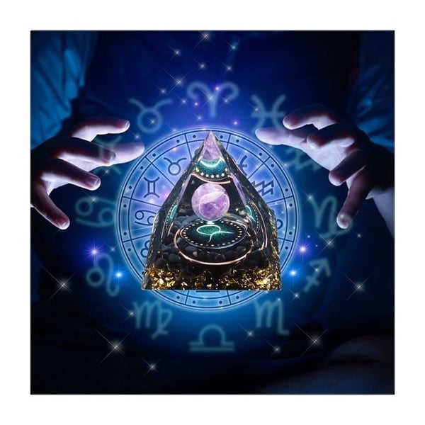 Orgonit Pyramid Ametist Taurus Zodiac Constellation
