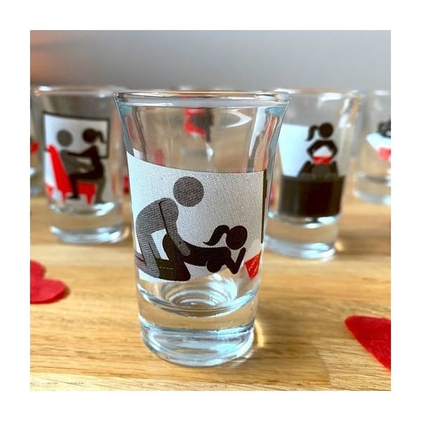 6 Kamasutra shooter snapsglasögon