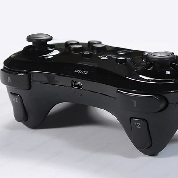 Klassisk trådløs dobbelt Bluetooth analog controller kompatibel med Nintendo Wii U Pro- REFURBISHED