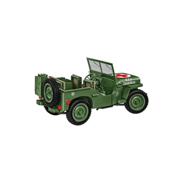 Maquette - COBI - Willys MB Medical - Grön - Plast - Att montera själv