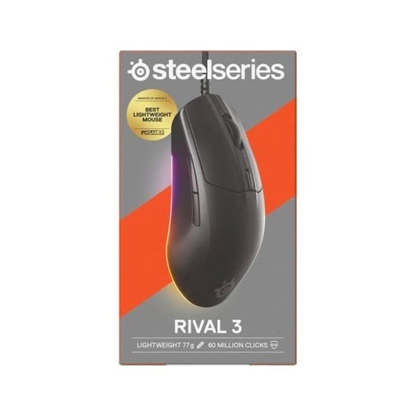 Souris Steelseries Rival 3 Gen 2 - Svart