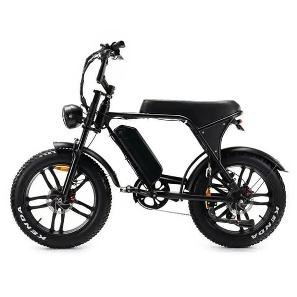 OUXI V8 Elcykel – Inbyggt Larm System – 20 Tum – Motor 250W – 7 Växlar – Räckvidd 60 km – Svart
