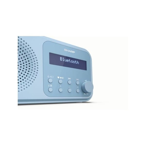Radio-vækkeur - Sharp - DR-P420 - Renoveret A+ - Bluetooth - USB/Batteridrift - Hvid