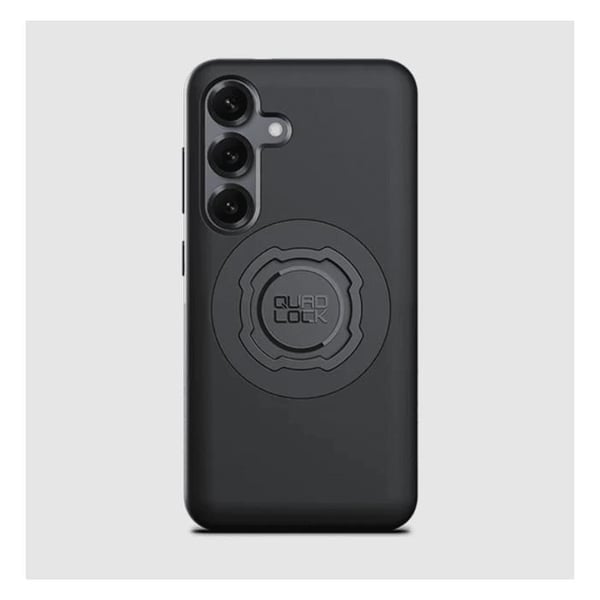 Telefonfodral - QUAD LOCK - Samsung Galaxy S25 - Quad Lock Twist & Lock - Polykarbonat & TPU stötsäker - Tunn design