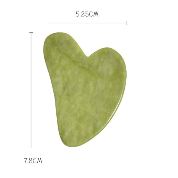 Gua Sha Jade-sten för ansiktsmassage