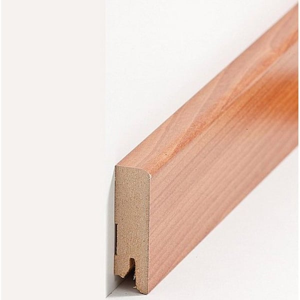 PROVISTON MDF-sockel 16 x 58 x 2500 mm Ek att limma, skruva &amp; spikbelagd MDF-kärna 25 meter | 10 stycken
