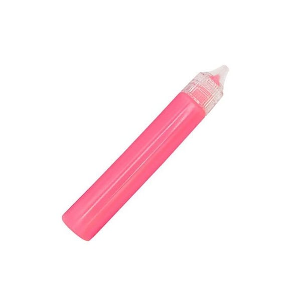 Stylo lim phosphorescerande - MEGACREA DIY - 30 ml - Rosa - Filspets - Lyser i mörkret