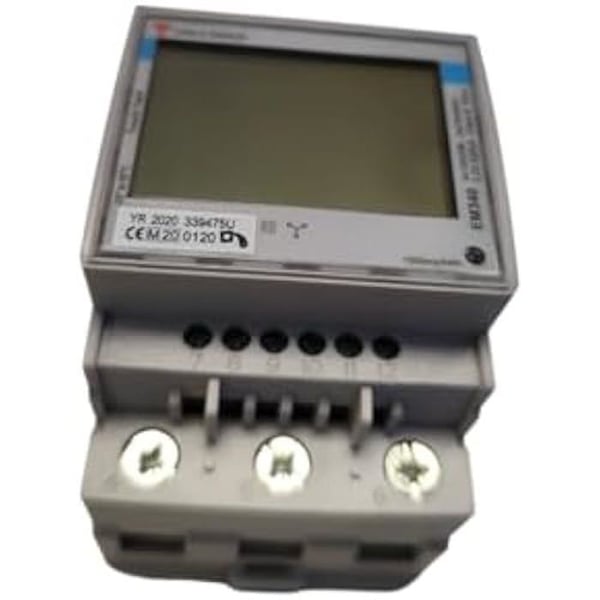 Kolmivaiheinen mittari - CARLO GAVAZZI - EM340 - Tarkkuus 0,5 - Taustavalaistu LCD-näyttö - Kompakti DIN-asennus