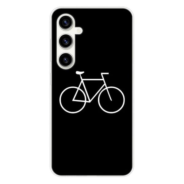 Tryckt silikonfodral som är kompatibelt med Samsung Galaxy S23 FE Bike Hipster