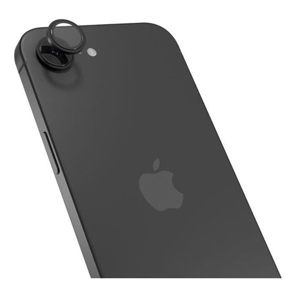 Skyddsfilm i aluminium Epico för iPhone 16e - svart