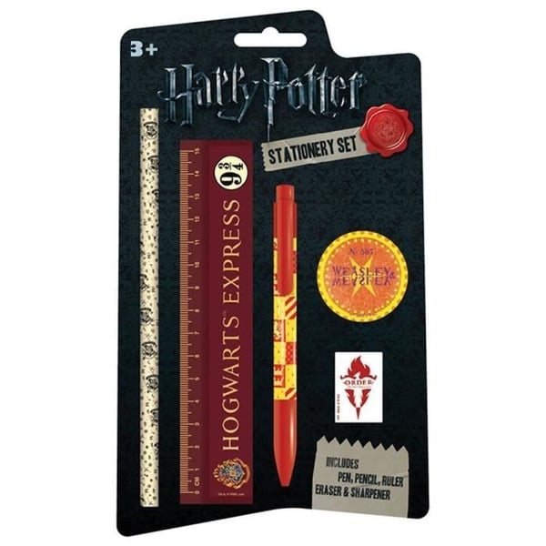Harry Potter Papperset - Barn - Kontorsaccessoarer - Magiskt tema - Perfekt för fans