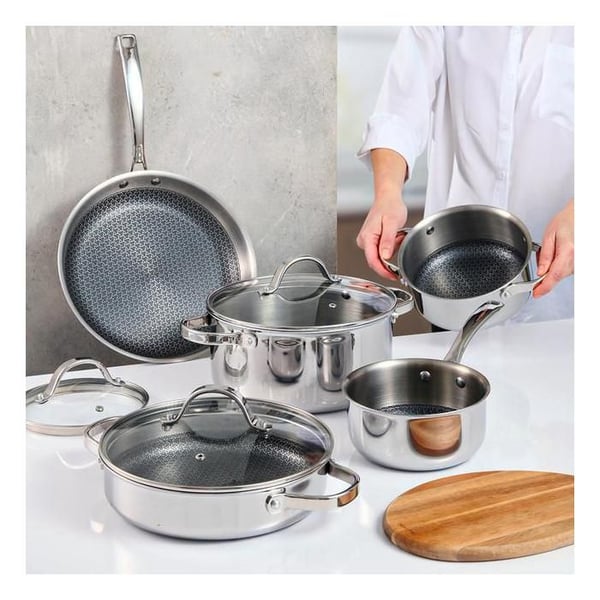 Stekpanna - TESCOMA - 780564.00 - 24 cm - Rostfritt stål - Lock ingår