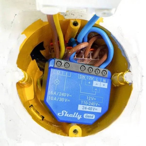 Shelly 1 Gen4 Blå Automationsmodul