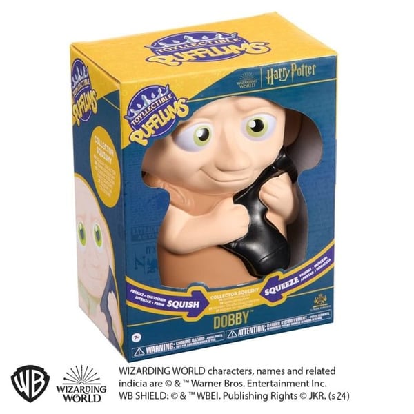 Figur - THE NOBLE COLLECTION - Dobby Hus-Elf Pufflum - Licens Harry Potter - 3 år og op - Indendørs