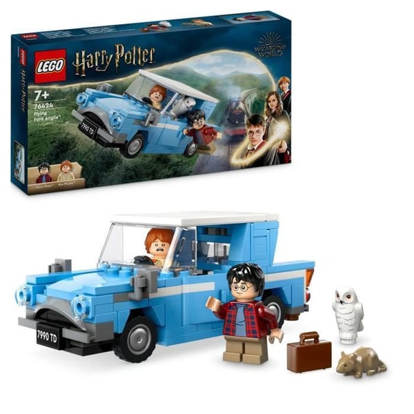 LEGO Harry Potter 76424 The Flying Ford Anglia, barnleksak, byggbar bil