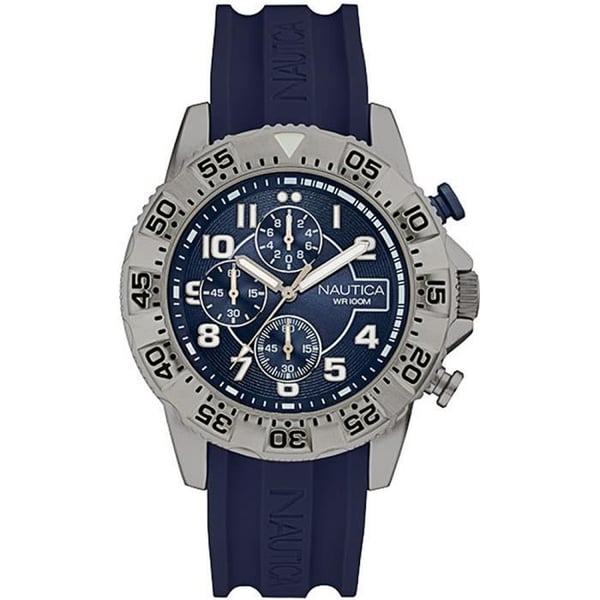 Herrur - Nautica - NSR 104 NAI16512G - Quartz - Analog - Gummi