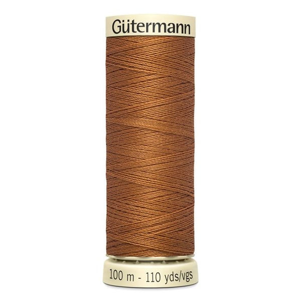Sytråd 100% polyester Gutermann 1 spole - Att 448 - karamell med smör