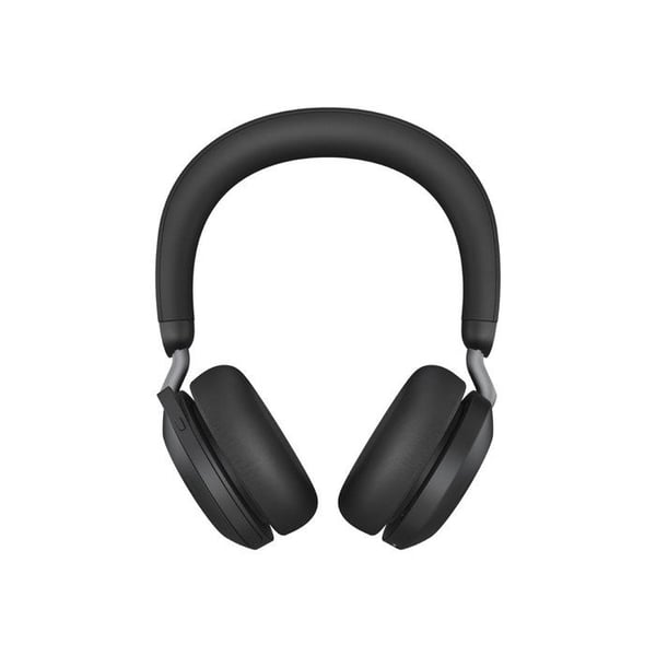 Jabra Evolve2 75 Headset - Trådlöst och trådbundet Bluetooth - Aktiv brusreducering - USB-C - Svart