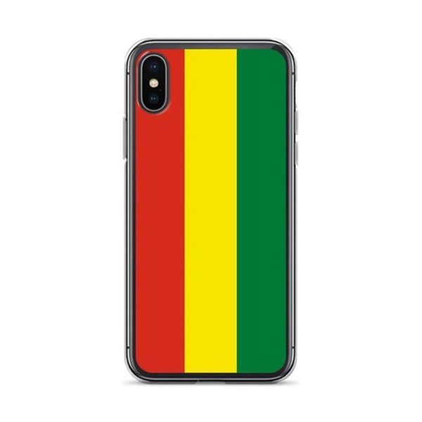 Mobilskal - PIXELFORMA - Bolivia flagga - Kompatibel med iPhone X - Flexibel - Stötabsorberande - Silikon