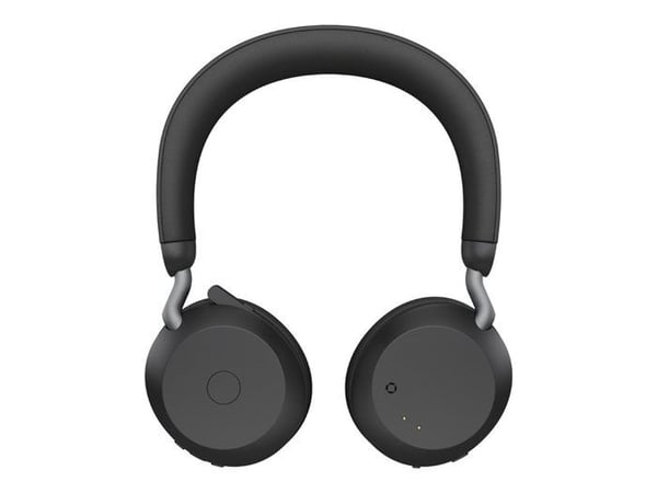 Jabra Evolve2 75 Headset - Trådlöst och trådbundet Bluetooth - Aktiv brusreducering - USB-C - Svart