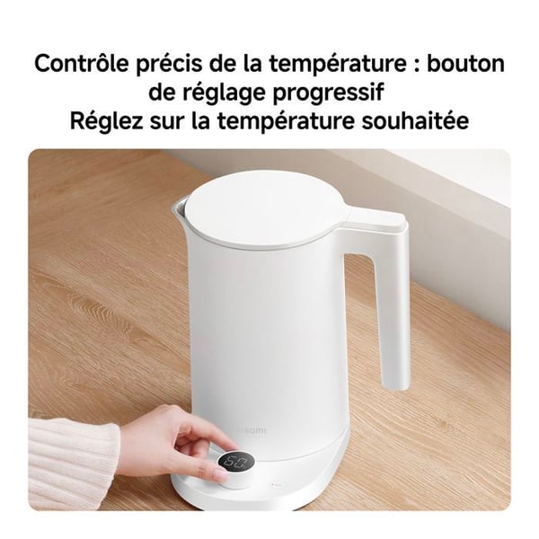 Vattenkokare - XIAOMI - Mi Kettle 2 Pro - 1,7 L - 1800 W - Integrerat Wi-Fi