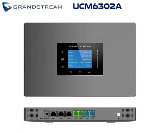IP telefonstandard - GRANDSTREAM - UCM6302A - 500 brugere - 75 samtidige opkald - Vægmontering