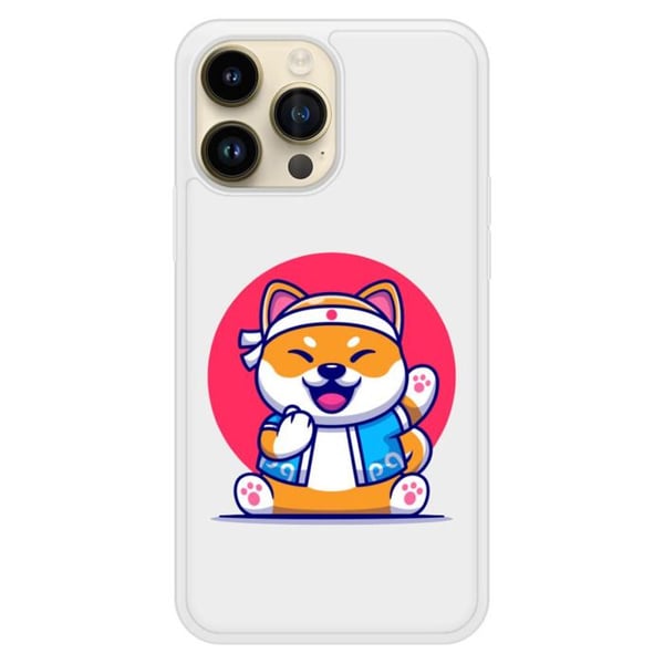Silikonskal med förstärkt tryck kompatibel med Apple iPhone 14 Pro Max Shiba ninja