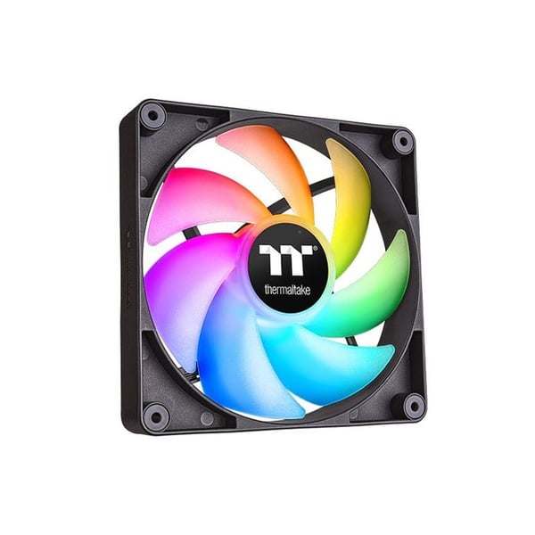 PC-fläkt - Thermaltake - CT120 ARGB - 500-2000 varv/min - 25,8 dB - Svart/Vit/Grön