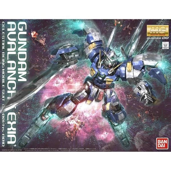 Gundam modellsats - BANDAI - Gundam Avalanche Exia - MG 1/100 - PVC - 18cm