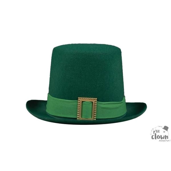 High hat - Sankt Patrick - Grön - Huvudomkrets 58cm - Filteffekt - Vuxen