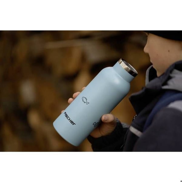Stålflaska - FISCHER - 500 ML - Skruvkork - Läckagefri - För Barn