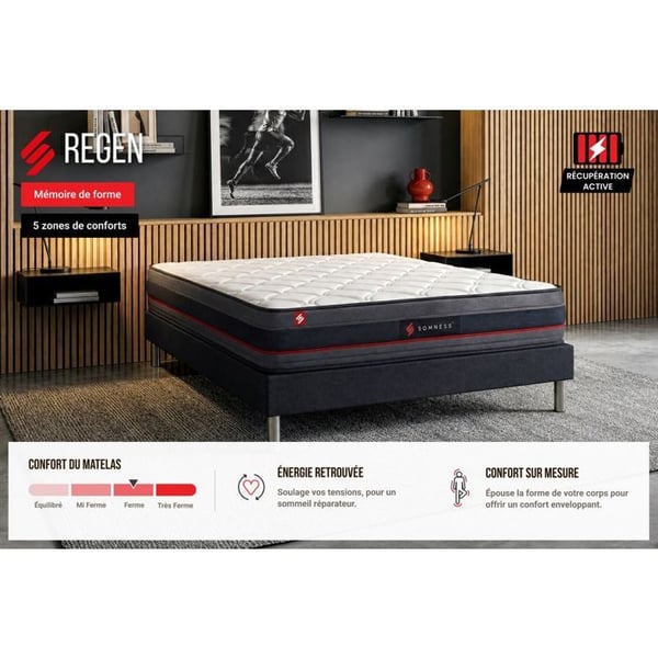 Minnesskumsmadrass REGEN 140x190