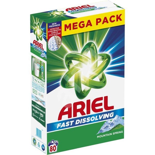 ARIEL Alpine Fresh 4,4 kg (80 tvättar)