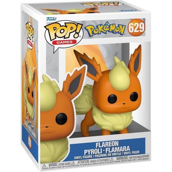 Figur - FUNKO POP - Spel Pokémon - Pyroli - 629- USED
