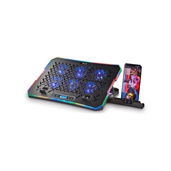 Kylbas NGS 6 fläktar 2400rpm RGB 4 höjder smartphone-stöd
