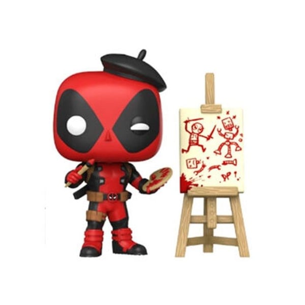 Funko Pop! Marvel: Deadpool - Deadpool som fransk målare - US Exclusive- USED