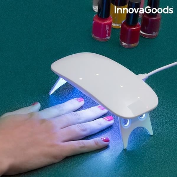 LED UV Nagellampa - InnovaGoods - Pocket - Timer 45/60s - 5W - Kompakt Design