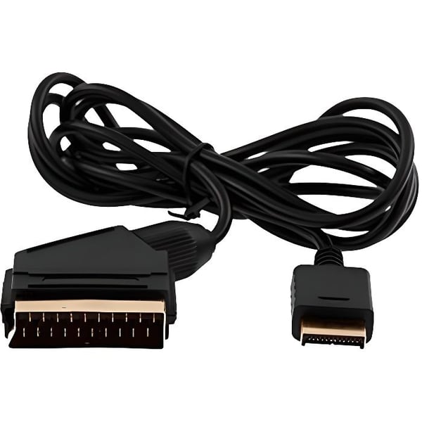 RGB Scart-kabel - YSFMODE® - Kompatibel med PS2 PS3 - Trådbunden - Multi-plattform - Svart