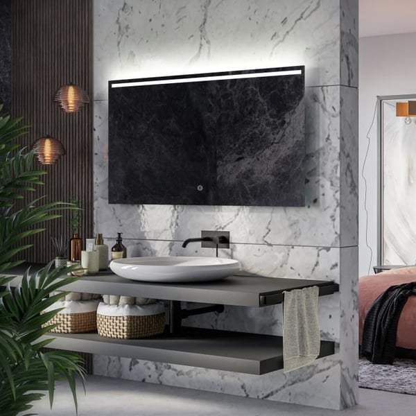 Alasta, LED Spegel med Touch Switch, Giza 200x90 cm